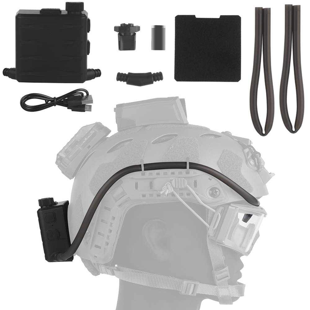 Anti Pollution Mask - Kacamata taktis, kacamata Defogging kipas anti-kabut
