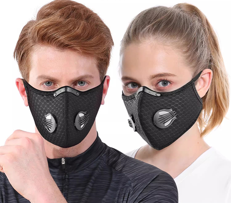 Anti Pollution Mask - Masker bersepeda dapat dicuci dan digunakan