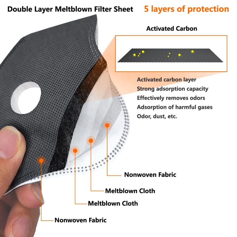 1 Buah Masker Bersepeda dengan - Anti Pollution Mask ulasan dan harga