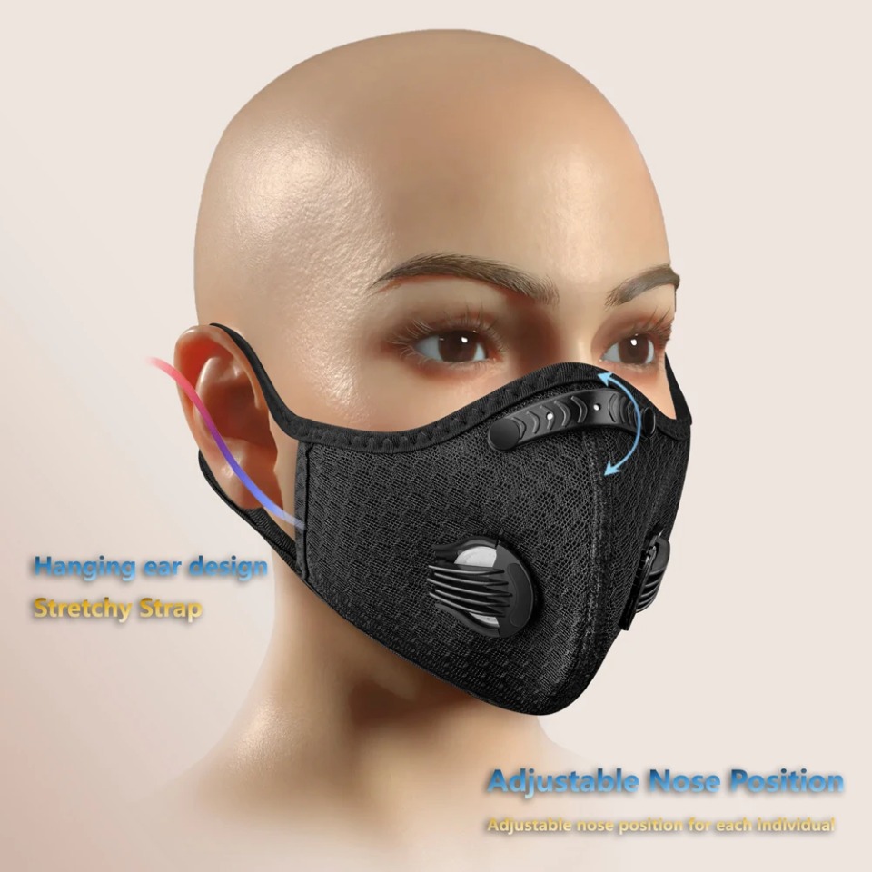 1 Buah Masker Bersepeda dengan - Anti Pollution Mask ulasan dan harga